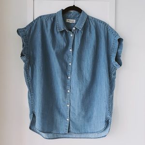 Madewell Women’s Button down Short Sleeve Shirt